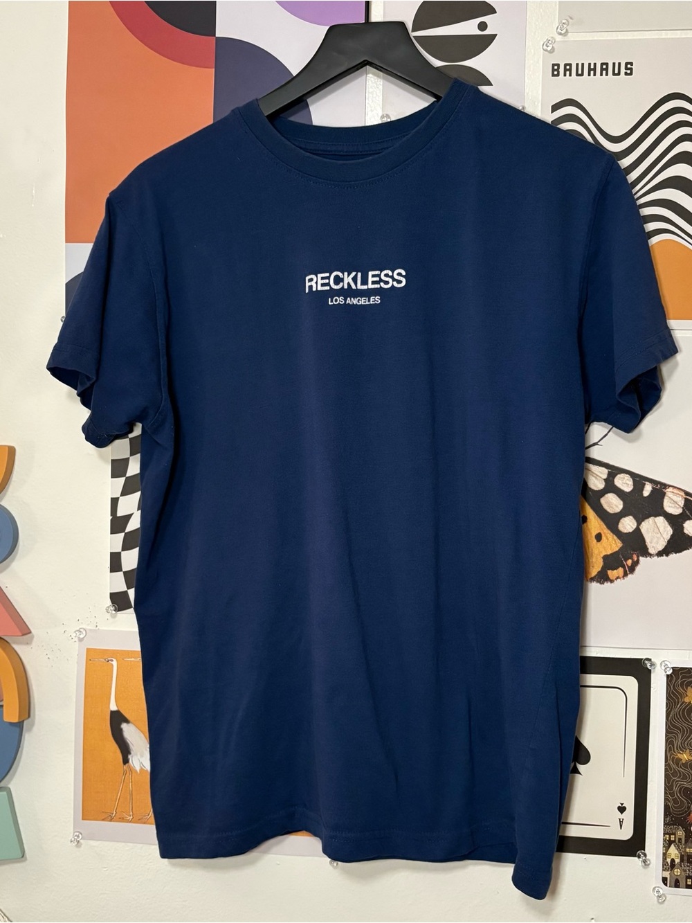 Young & Reckless Navy Short Sleeve Graphic Tee